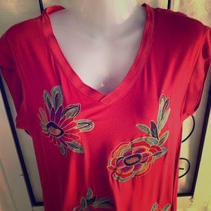 Cable &Gauge floral tee